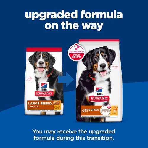 Vista 2 de Hill's Science Diet - Alimento seco para perros adultos de raza grande 1-5, proteína de calidad para el apoyo de las articulaciones y músculos