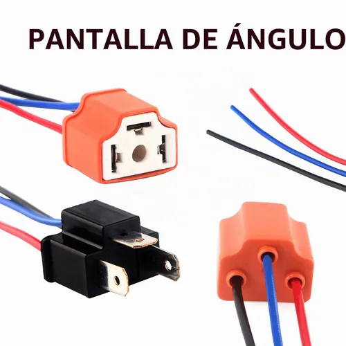 Vista 2 de H4 9003 HB2 - Arnés de cableado de cable hembra y macho para 4 x 6 pulgadas, 7 x 6 pulgadas, 5 x 7 pulgadas, haz sellado, faros delanteros