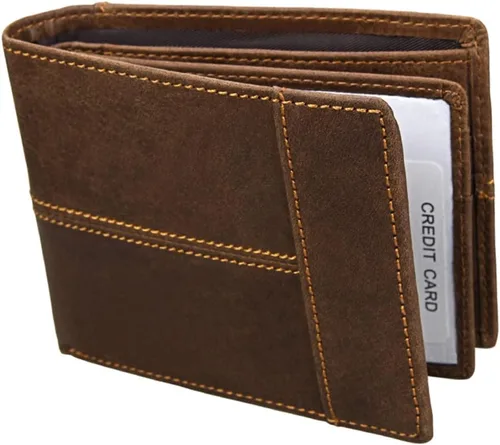 Vista 8 de VALICLUD 2 uds hombre monedero para hombre monedero moderno monedero delgado carteras para hombres hombres billetera plegable masculino titular