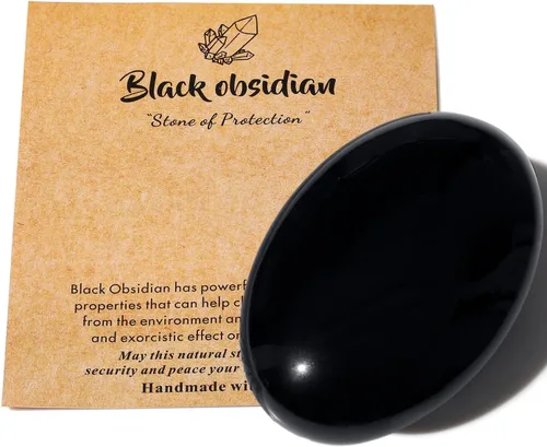 Vista 16 de MAIBAOTA Piedra de Cristal de Ojo de Tigre de 2.4" Pulida para Palma de 0.7" de Grosor Piedra Natural de Reiki Gema Cristales Curativos Piedra