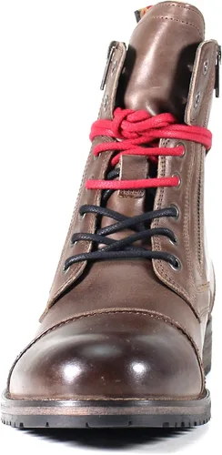 Vista 3 de Testosterone Botas de combate de cuero genuino para hombre