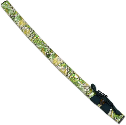 Vista 6 de Snake Eye Tactical Espada Katana Samurai clásica hecha a mano con soporte de exhibición de madera