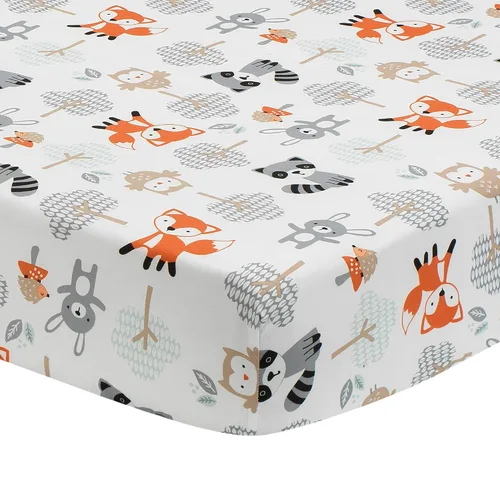 Vista 4 de Bedtime Originals Woodland Friends - Juego de cama para cuna, 3 piezas, multicolor