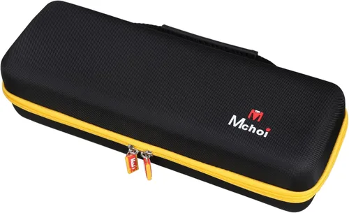 Vista 5 de Mchoi Estuche de almacenamiento rígido para taladro inalámbrico DEWALT 20V MAX en ángulo recto DCD740C1 / DCD740B, solo funda