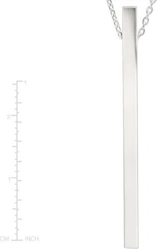 Vista 5 de Silpada Minimalist Vertical Bar Pendant in Sterling Silver