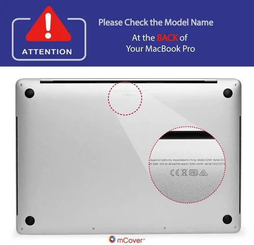 Vista 3 de mCover Funda rígida para MacBook Pro modelo A2141 de 16 pulgadas de finales de 2019