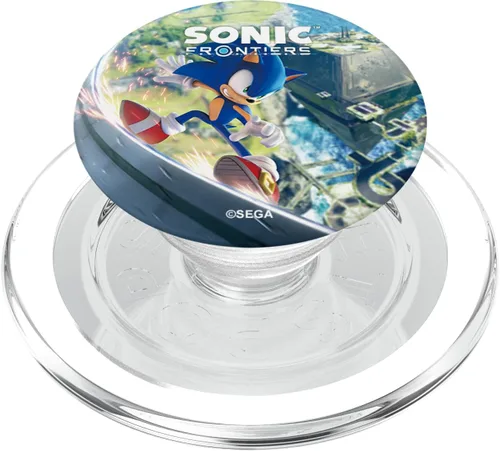 Vista 8 de Sonic Frontiers - arte de portada PopSockets Adhesivo PopGrip