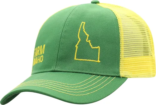 Vista 84 de John Deere Gorra de béisbol con logotipo y malla trasera con contraste, para hombre