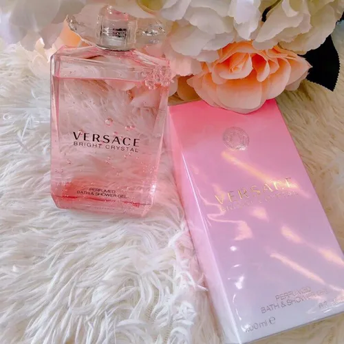 Vista 3 de Versace Bright Crystal - Gel de baño y ducha perfumado para mujeres, 6.7 onzas