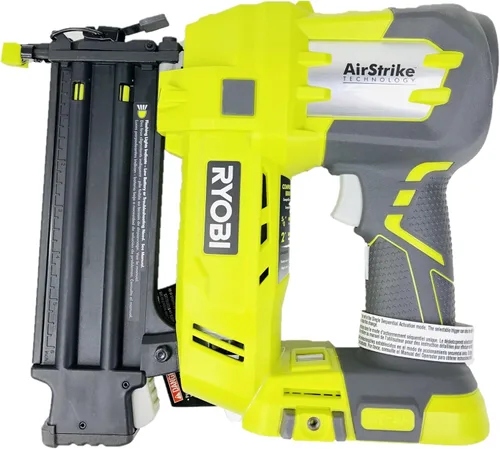 Vista 3 de Ryobi motosierra inalámbrica P854, con batería de iones de litio de 18 V, 2 pulgadas Brad Kit de clavadora (incluye una batería y cargador)