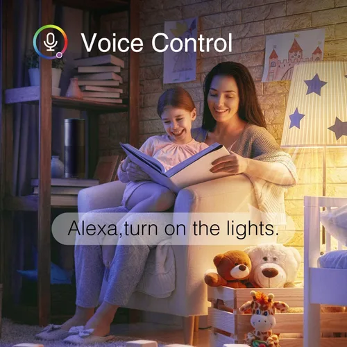 Vista 4 de Beantech - Bombilla inteligente, bombillas WiFi, bombilla que cambia de color, bombillas inteligentes funcionan con Alexa y Google Assistant