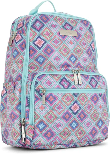 Vista 2 de JuJuJuBe Zealous - Mochila para pañales y bolsa de viaje de moda con 9 bolsillos