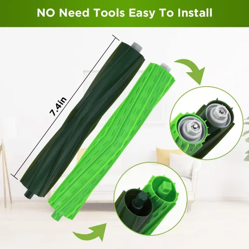 Vista 2 de Almohadillas de trapeador de repuesto para iRobot Roomba Comb0 j7+/Plus Partes de aspirador Accesorios Microfibra Mopping Pad