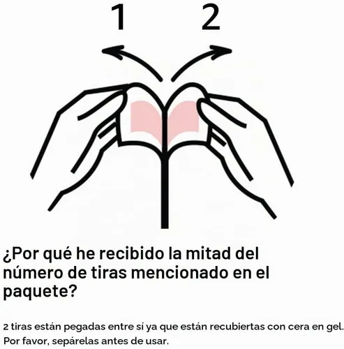 Vista 4 de Veet Kit de depilación de cuerpo completo, piel sensible (paquete de 20 tiras de cera)