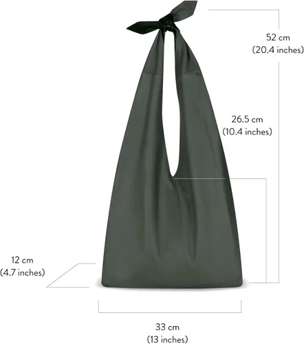 Vista 3 de Gamuza Bolso Hobo de cuero de 100 cuero de becerro ligero de lujo Style a la Porte