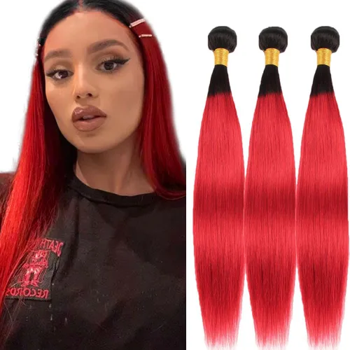 Vista 185 de 300g 1B27 Human Hair Bundles Honey Blonde Bundles Human Hair 10A Brazilian Virgin Remy Hair Extensions 8 10 12 Inch