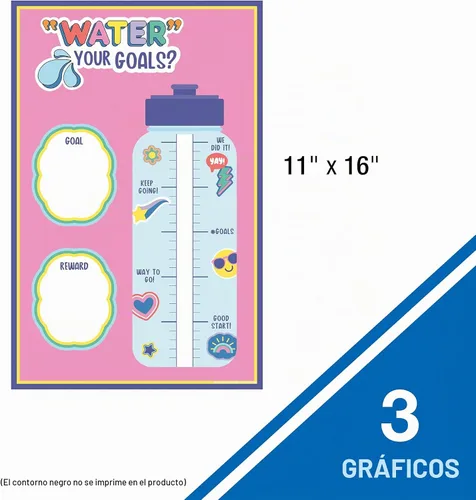 Vista 3 de Carson Dellosa Nos mantenemos unidos 107 piezas de suministros escolares, incentivos, tablas de comportamiento, calcomanías, tarjetas perforadas