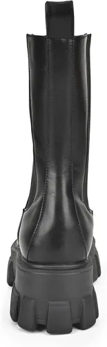 Vista 5 de READYSALTED Womens Mid Calf Cleated Chunky Platform High Ankle Fashion Boots ROTA