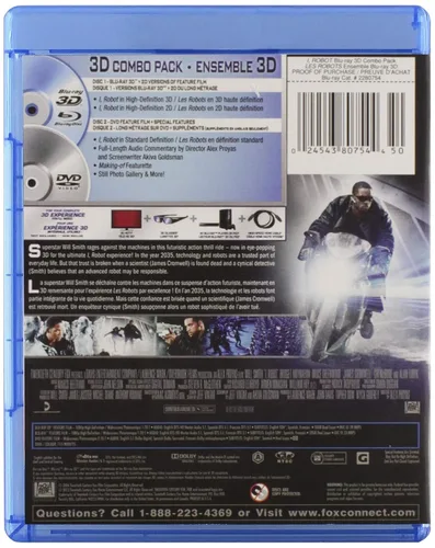 Vista 2 de I, Robot Blu-ray