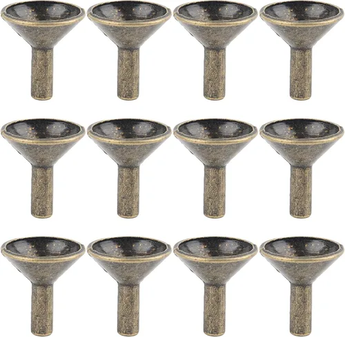 Vista 10 de Framendino, Paquete de 6 soportes de cono de incienso de metal con reflujo retro, piezas de almacenamiento para quemador