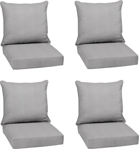 Vista 20 de Arden Outdoor Deep Seat Cushion Set, 24x24, Aqua