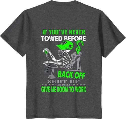 Vista 25 de Proud Tow Truck Operator - Camiseta, Negro, S