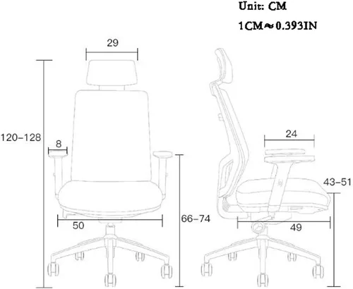 Vista 2 de YYDS Silla de juegos de malla de moda, silla giratoria ergonómica ejecutiva con reposabrazos de elevación, silla para computadora, silla de deportes