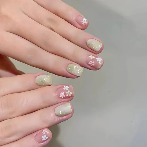 Vista 17 de BABALAL Uñas con diseño, de uñas con pegamento para mujeres y niñas