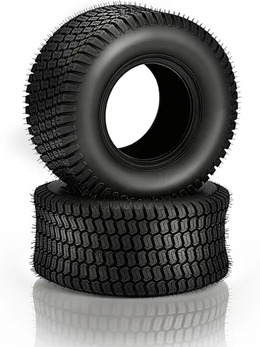 Vista 9 de TUFFIOM Juego de 2 neumáticos para cortacésped de 15 x 6.00-6, neumáticos de césped 2PR, neumáticos de tractor de césped, jardín, compatibles