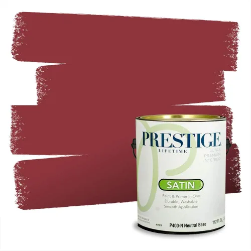 Vista 320 de Prestige Paints Pintura exterior e imprimación en uno, 1 galón, plano, coincidencia comparable de Valspar* Amber Rose*
