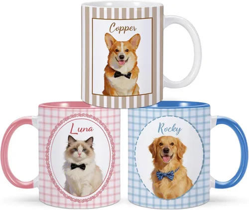 Vista 9 de Taza de café personalizada con cara de bebé, taza personalizada con foto, nombre y título, cumpleaños, Navidad, día del padre, día de la madre, baby