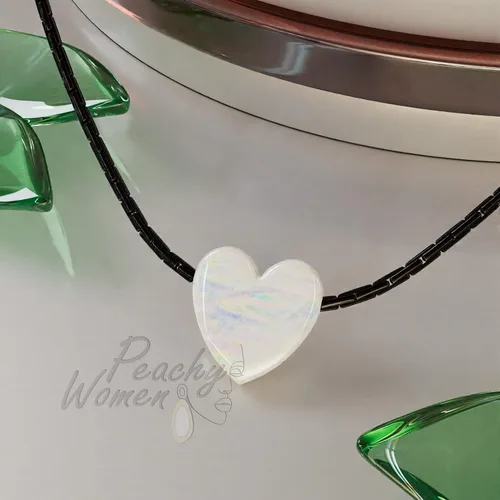 Vista 17 de Heart Opal Necklace