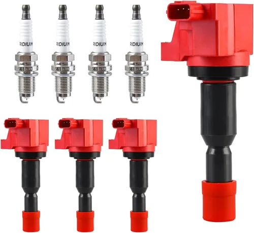 Vista 8 de Pindex Paquete de 6 bobinas de encendido UF242 y bujía de iridio doble 4503 compatibles con Honda Accord Odyssey Acura TL CL RL 3.0L 3.2L 3.5L V6
