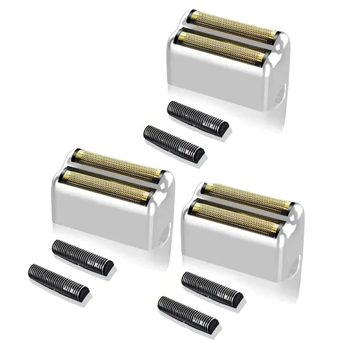 Vista 8 de Lámina de repuesto y cortador para máquinas de afeitar Babyliss Pro MetalFX de doble lámina, 2 unidades, color negro