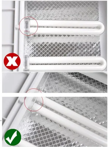 Vista 3 de XICHEN Secador de uñas UV 36W - Lámpara UV para esmalte de gel - 4 x 9W Blanco