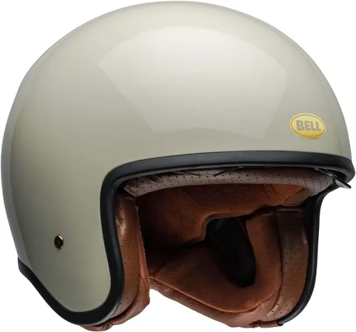 Vista 10 de Casco de moto BELL TX501 Culture 2-Blanco (Gloss Vintage White)