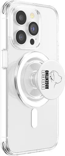 Vista 3 de Funny proud Dogo Argentino profile dog mom dog PopSockets MagSafe PopGrip for iPhone