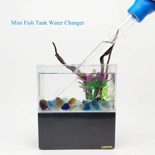 Vista 6 de AREPK Acuario Alimentador de coral Alimentador de peces Herramienta de limpieza de residuos Limpiador manual Cambiador de agua Herramienta