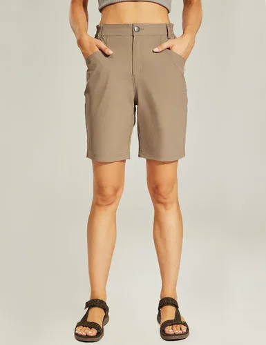 Vista 2 de Haimont Women's Quick Dry Hiking Shorts Lightweight Stretch Travel Camping Casual Shorts