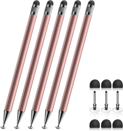 Vista 12 de Bopomofo Stylus (5 Pcs), lápiz óptico 2 en 1 para pantalla táctil, lápiz