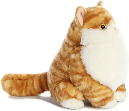 Vista 3 de Aurora - Gatos gordos - Gatito atigrado Butterball de 9.5 pulgadas