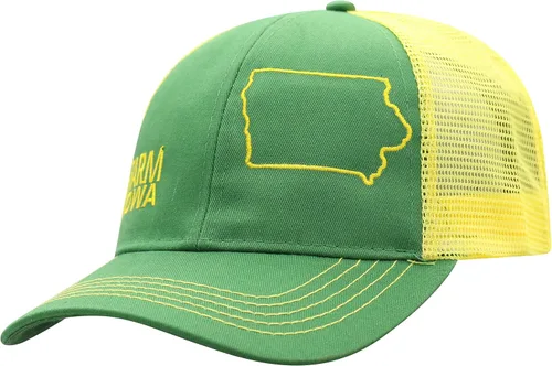Vista 62 de John Deere Gorra de béisbol con logotipo y malla trasera con contraste, para hombre