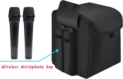 Vista 3 de Funda de viaje para JBL Partybox Encore Funda protectora para altavoces, bolsa de almacenamiento compatible con JBL Partybox Encore Essential Funda