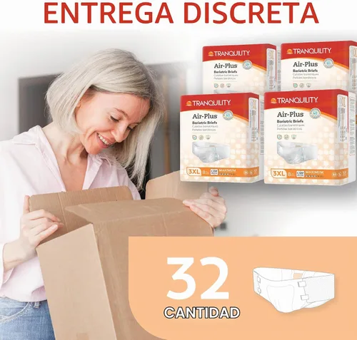 Vista 7 de Tranquility Bariatric - Pañales para adultos desechables 3XL con núcleo Mat de durazno para piel seca, control de olores y máxima comodidad