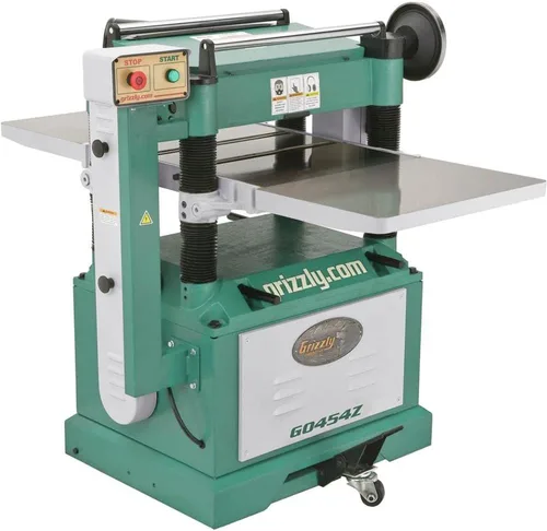 Vista 7 de Grizzly Industrial G0454Z - Cepilladora de 5 HP de 20" con cabezal de corte en espiral