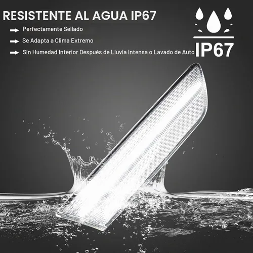 Vista 5 de luces direccionales laterales LED compatibles con G35 2D Coupé 2003-2007 / para Skyline V35 Coupé 2002-2007, lámparas de luces direccionales Luces