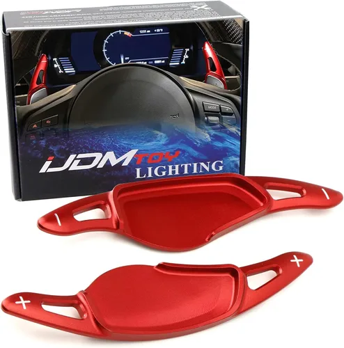 Vista 10 de iJDMTOY Deportes Azul CNC Billet Aluminio Grandes Extensiones de Paleta Compatible con Toyota 2020 en adelante Supra GR