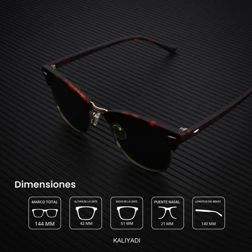 Vista 3 de KALIYADI Gafas de sol polarizadas para hombres y mujeres, marco semi sin montura, para conducir con bloqueo UV A01-(1 Pack) Tortuga Mate G15