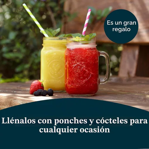 Vista 5 de Libbey County Fair - Tarros de vidrio para beber, 16.5 onzas, juego de 12