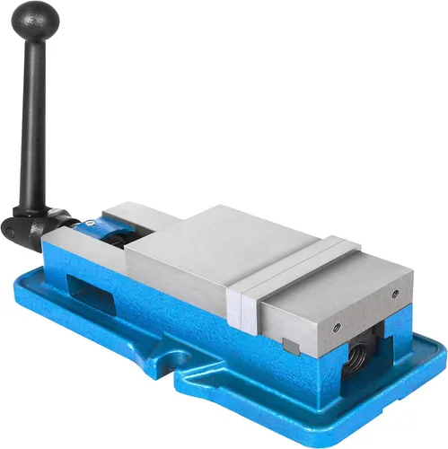 Vista 8 de Happybuy - Tornillo de banco para fresado de 3 pulgadas, tornillo de banco de hierro dúctil de precisión con bloqueo, tornillo de banco resistente